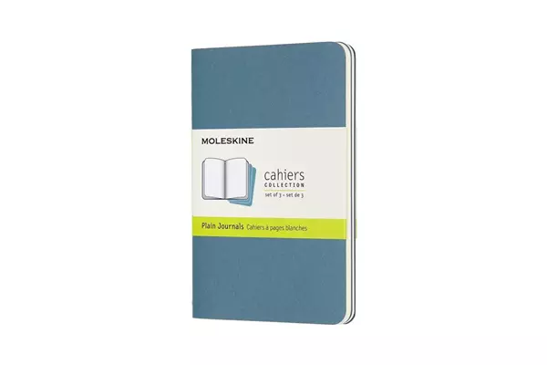 Een Moleskine Cahier Plain Notebook Pocket Reef Blue koop je bij Moleskine.nl